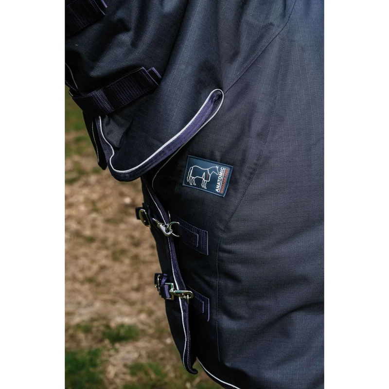 EQUITHÈME Couverture d'Extérieur Anatomic Combi 1200D 50g Marin
