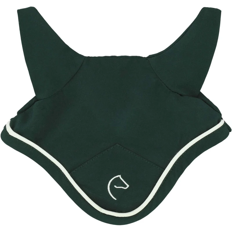 EQUITHÈME Pony Academy Bonnet Anti-Mouches Vert foncé