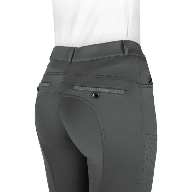 EQUITHÈME Pantalon d'Équitation Capucine Knee Grip Vert