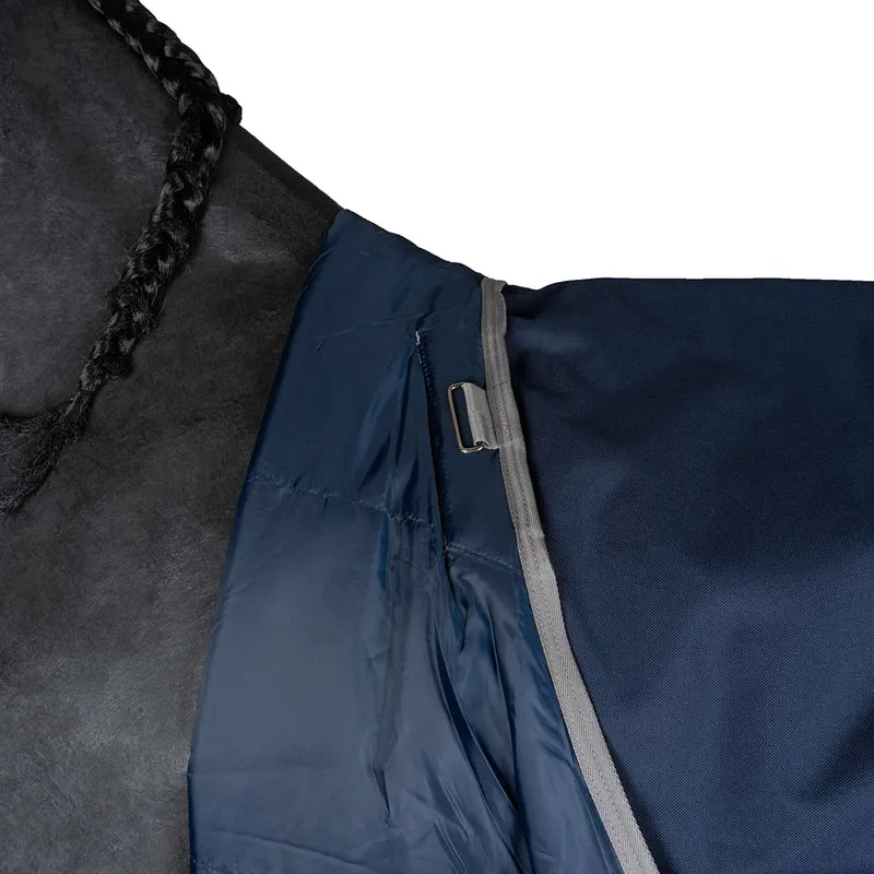 Amigo Turnout Rug FieldSafe Plus 1200D 250g Navy/Titanium Grey/Silver