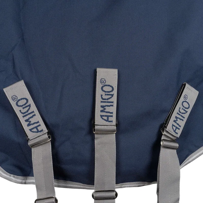 Amigo Turnout Rug FieldSafe Plus 1200D 250g Navy/Titanium Grey/Silver