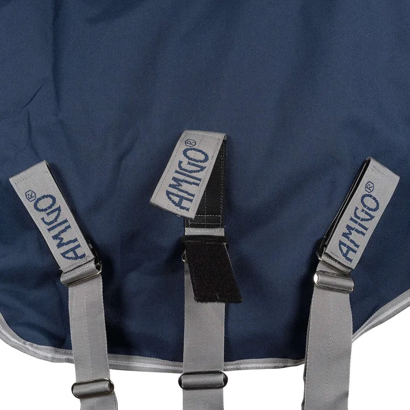 Amigo Turnout Rug FieldSafe Plus 1200D 250g Navy/Titanium Grey/Silver