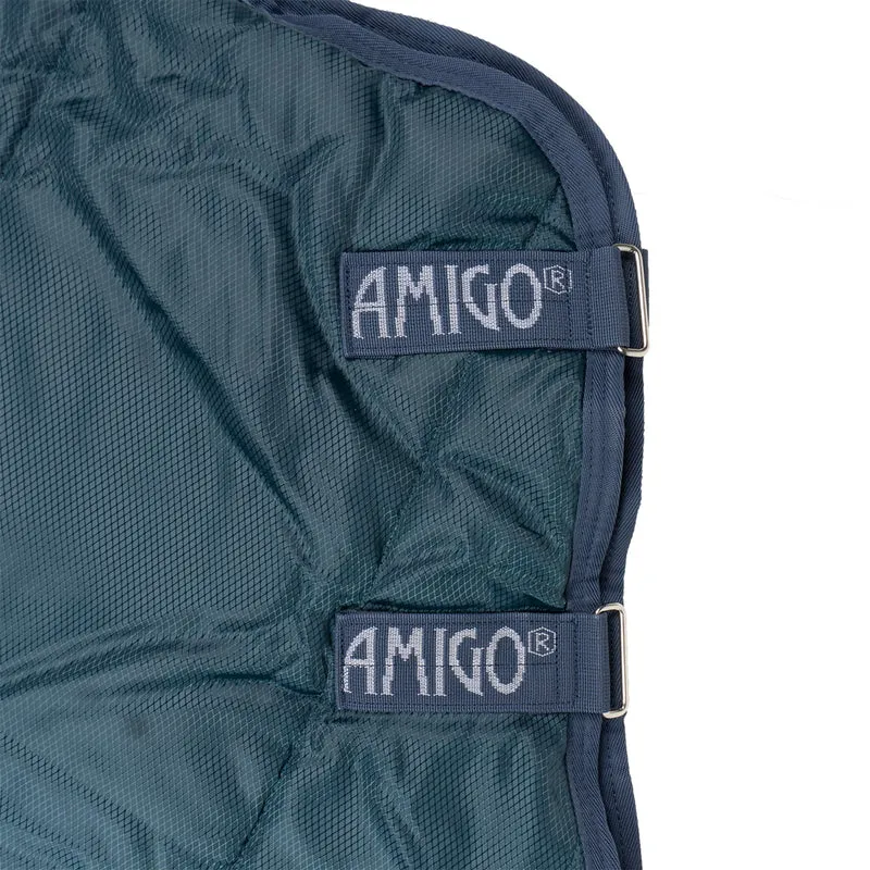 Amigo Couvre-Cou Ripstip Insulator Stable 100g Dynasty Green/Navy/Silver