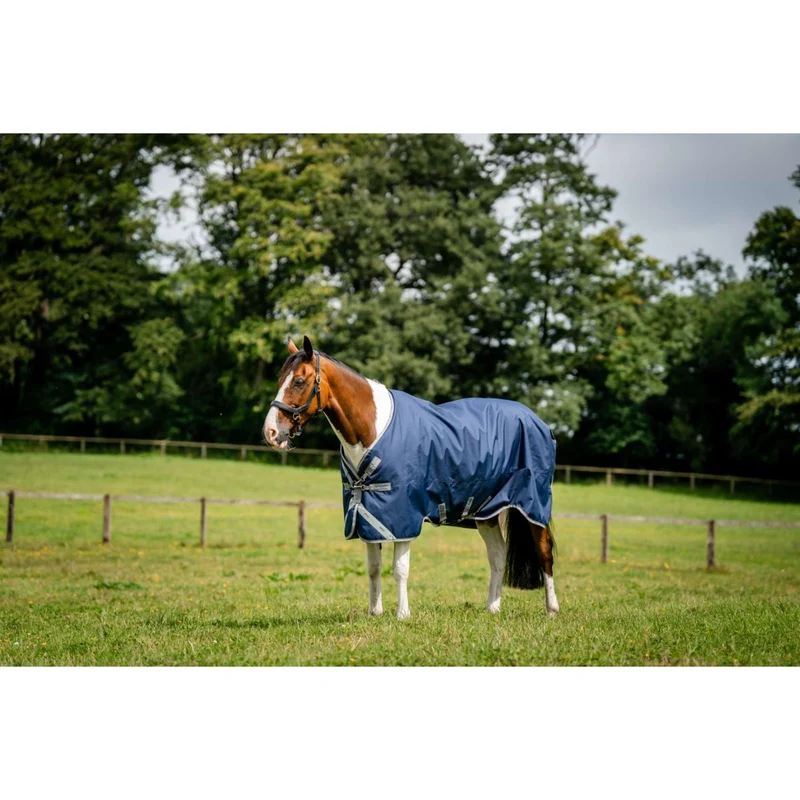 Amigo Chemise Turnout 1200D XL 150g Navy/Titanium Grey/Silver