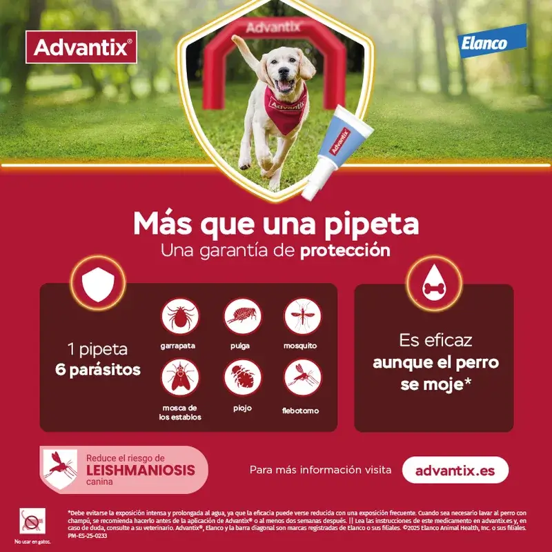 Advantix Mono Pipette, 2,5 Ml 10-25Kg, 2 Units