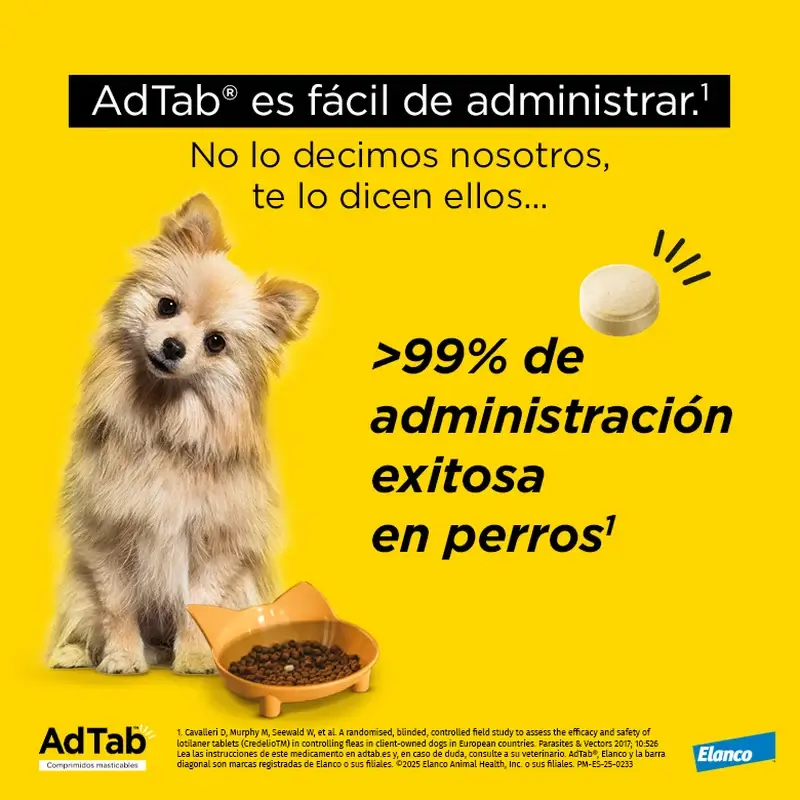 Adtab 112Mg Chewable Tablets Dogs 2,5-5,5Kg, 6 Tablets