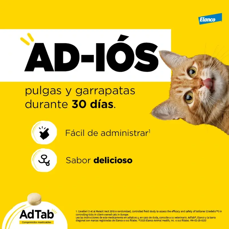 Adtab 48Mg Chewable Tablets Cats 2-8Kg, 6 Tablets