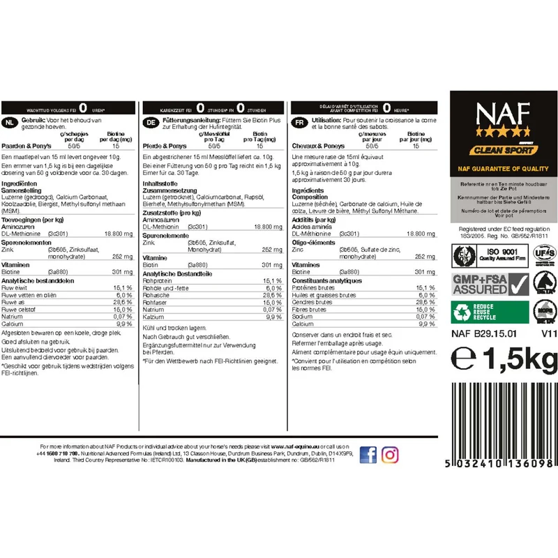 NAF Biotine Plus