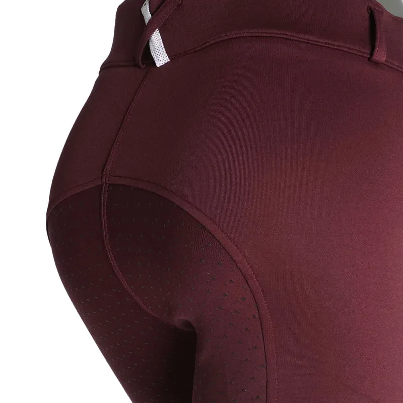 EQUITHÈME Pantalon d'Équitation Claudine Bordeaux