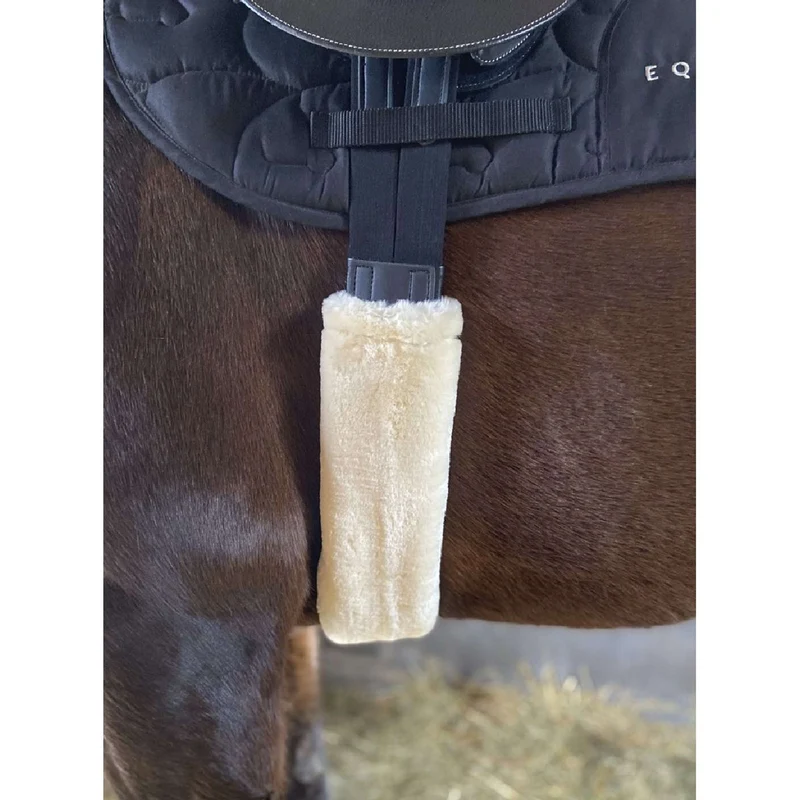EQUITHÈME Fourrure de Sangle Teddy Ecru