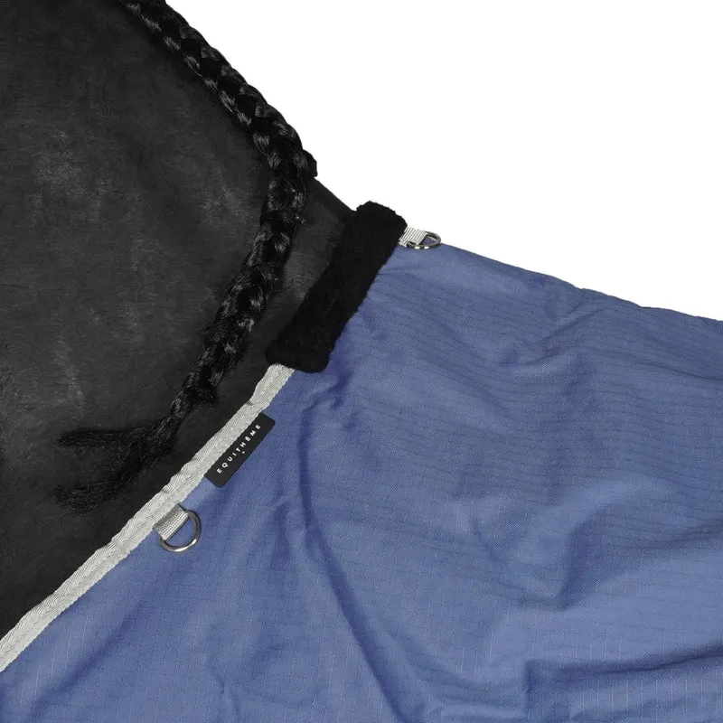 EQUITHÈME Couverture d'Extérieur Tyrex 600D 150g Recyclé Marin
