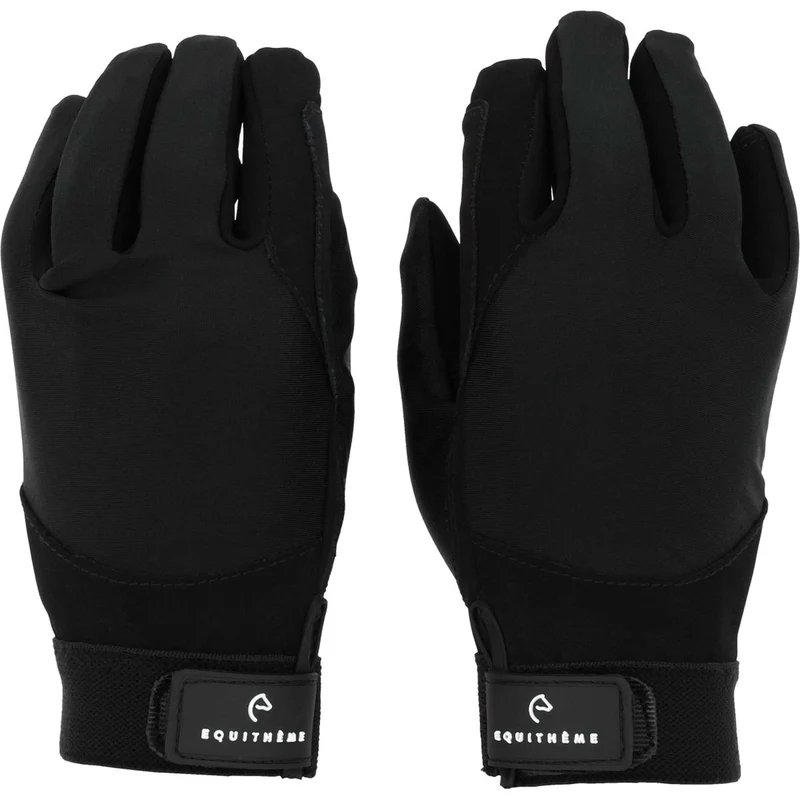 EQUITHÈME Gants Maelle Enfants Noir