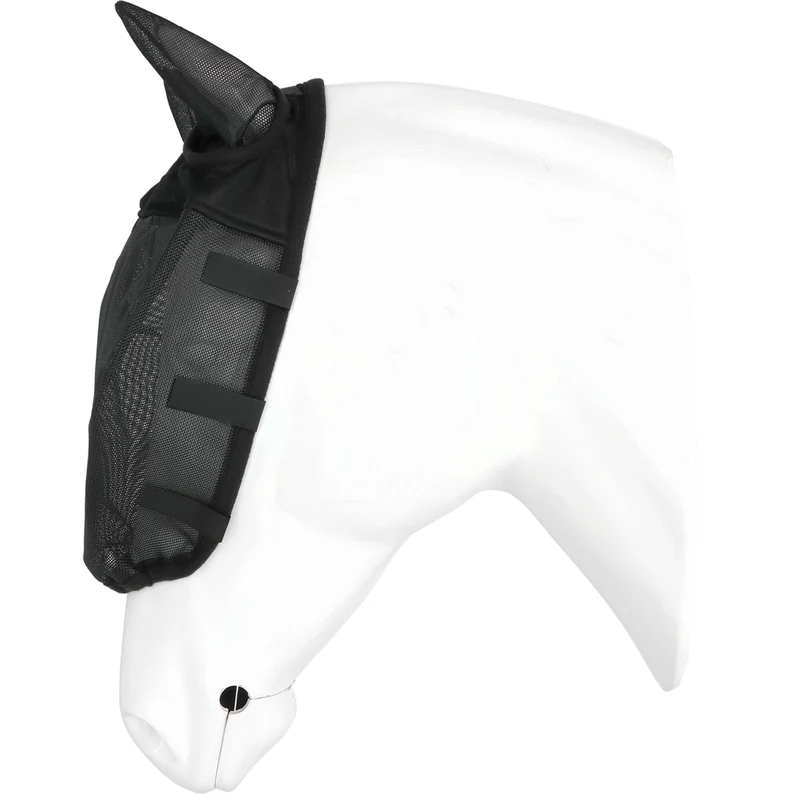 EQUITHÈME Licol Anti-Mouches avec Protection UV Noir