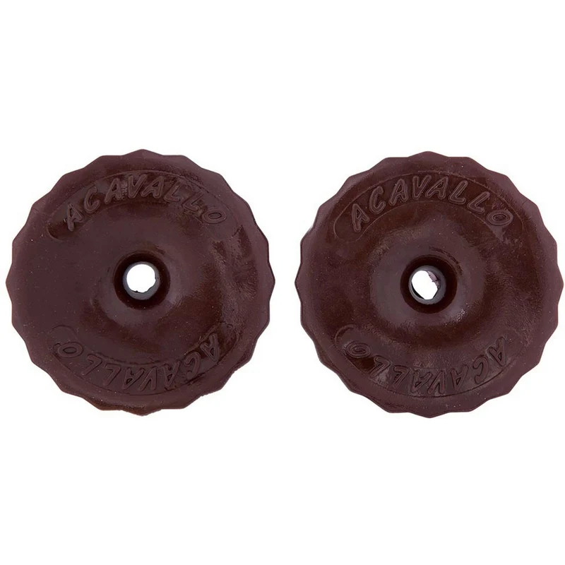 Acavallo Rondelles de Mors Soft Gel Marron