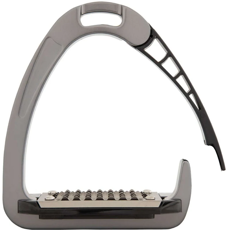 Acavallo Étriers Arena AluPRO Junior Titane/Noir