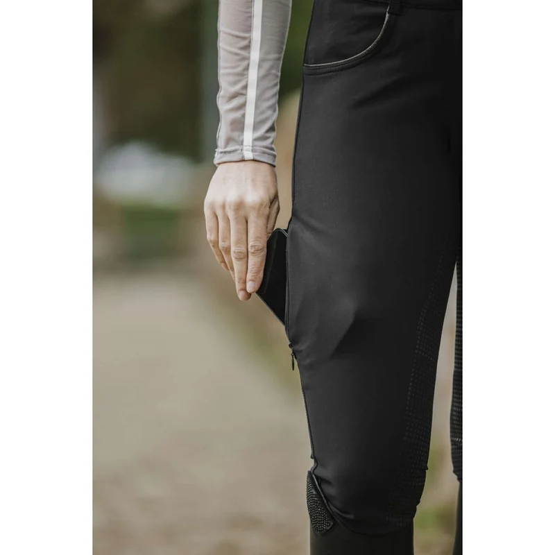 EQUITHÈME Pantalon d'Équitation Beverly Noir