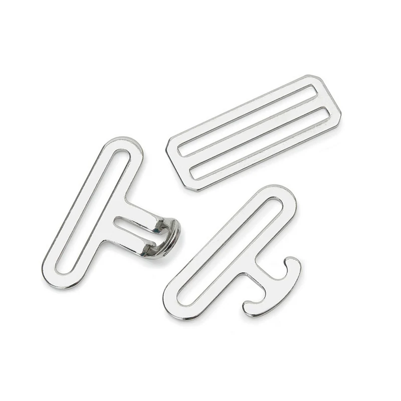 Shires Fermetures en T Argent pour Sangle De Couvertures Argent