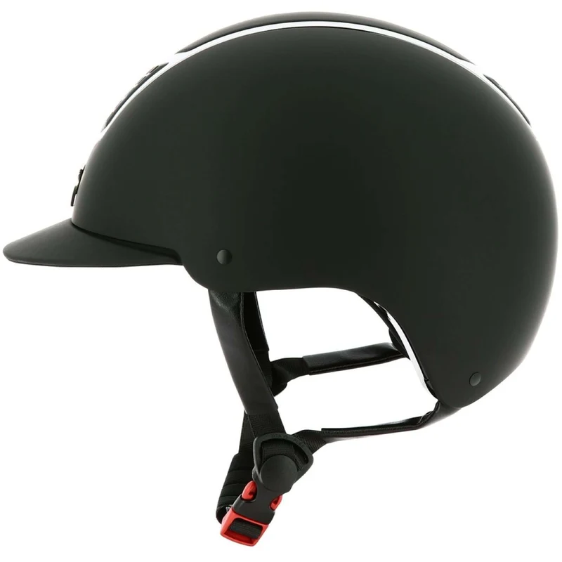 EQUITHÈME Bombe Airy Argent/Noir
