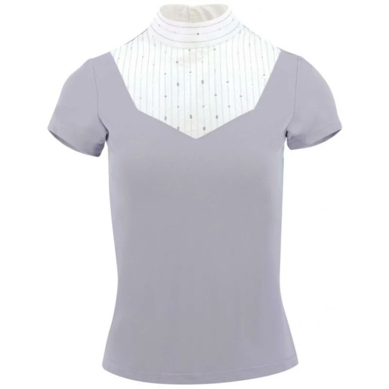 EQUITHÈME T-shirt de Concours Lerma Femme Violet