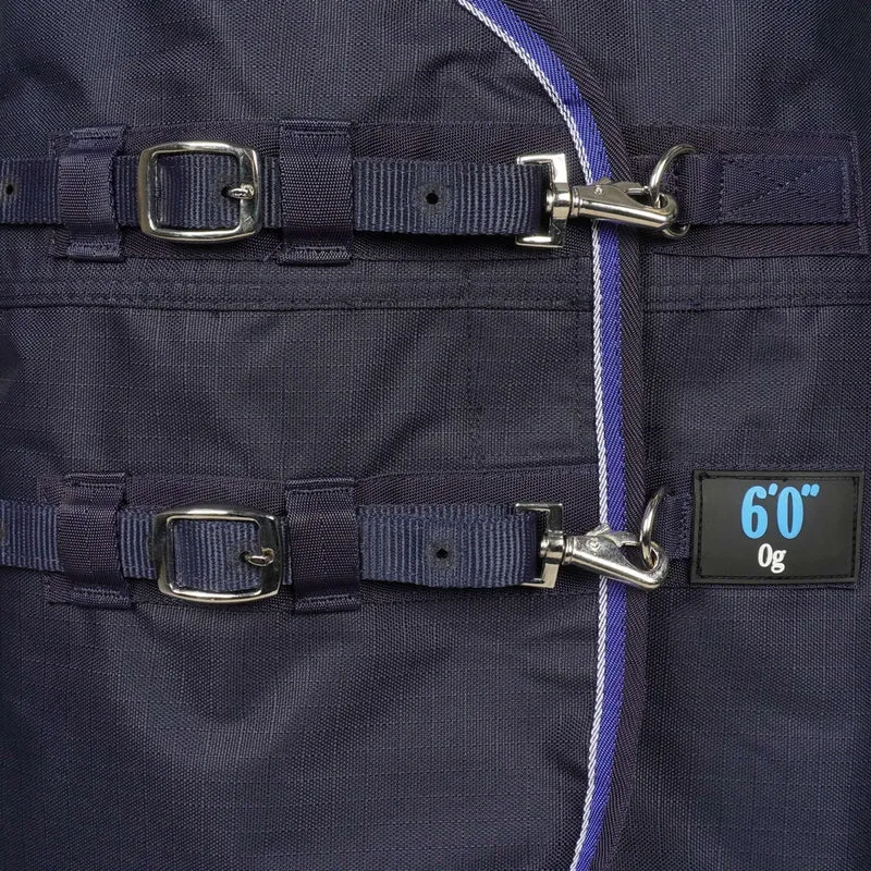 EQUITHÈME Couverture d'Extérieur Classic 1200D 200g Marin