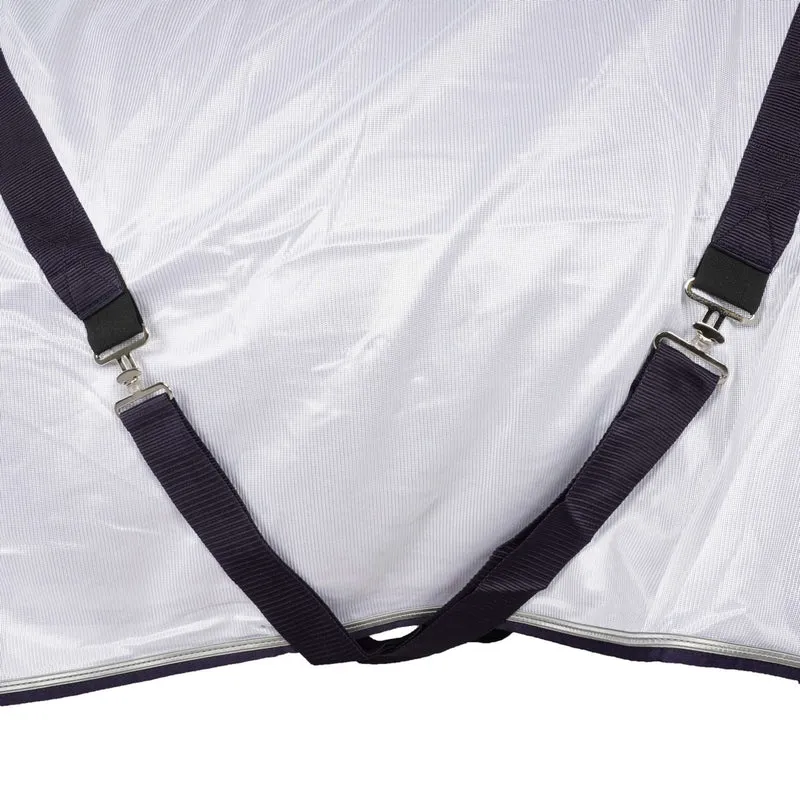 EQUITHÈME Couverture Anti-Mouches Mesh Blanc