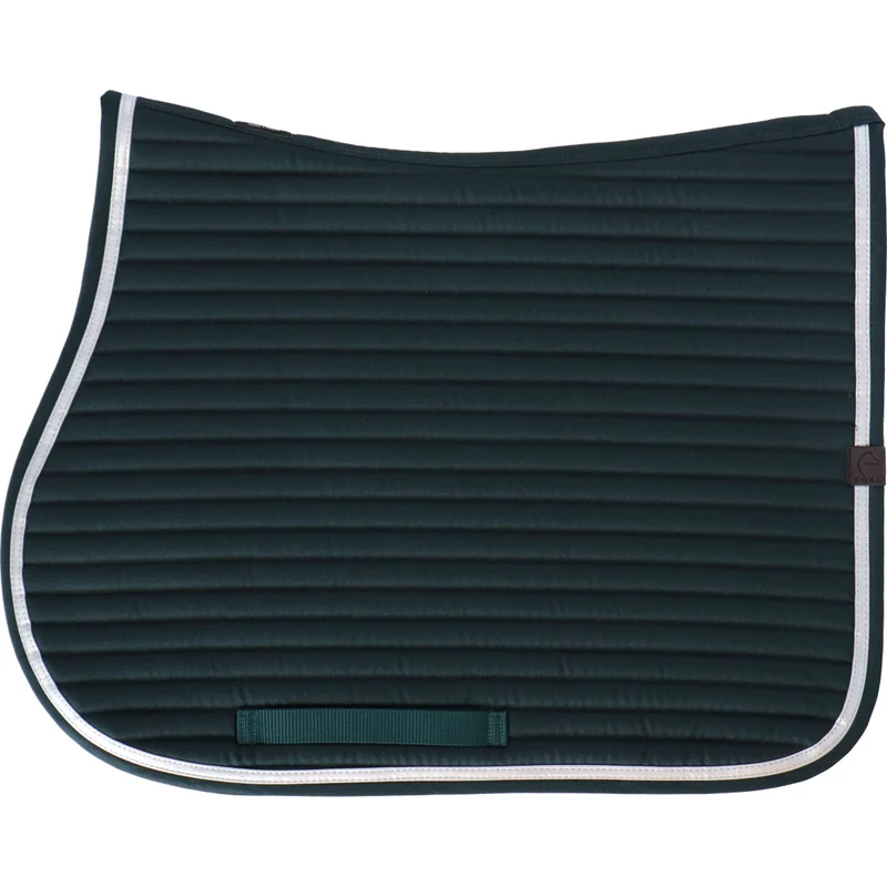 EQUITHÈME Tapis de Selle Spring de Saut Vert Foncé
