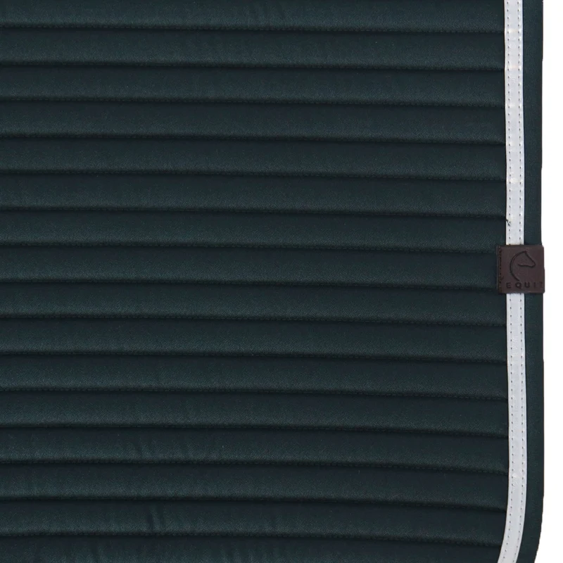 EQUITHÈME Tapis de Selle Spring de Saut Vert Foncé