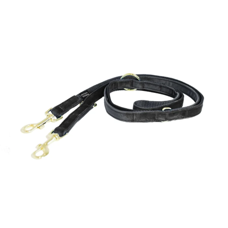 Kentucky Laisse pour Chien velours Noir