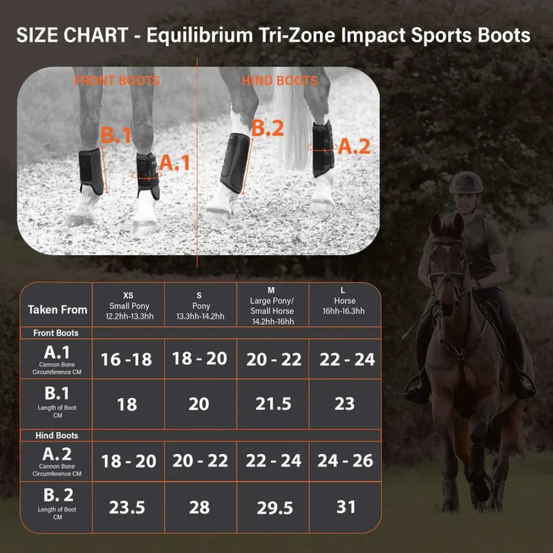 Equilibrium Guêtres Tri-Zone Impact Sports Pour Noir