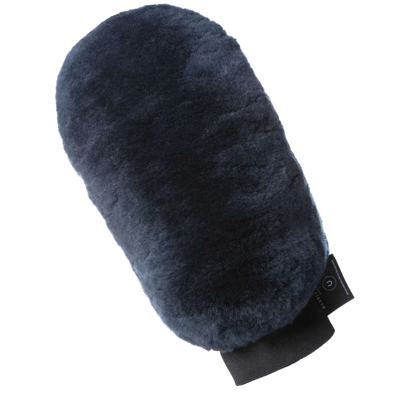 Werner Christ Gant de Lustrage Peau d'Agneau Anthracite