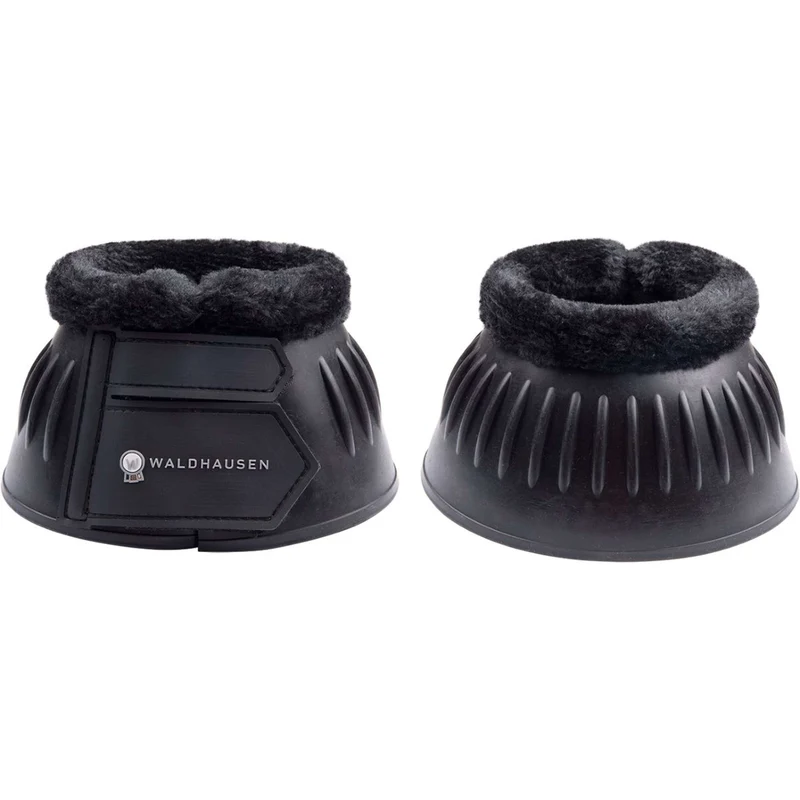 Waldhausen Cloches d'Obstacles avec Fourrure Synthétique Noir