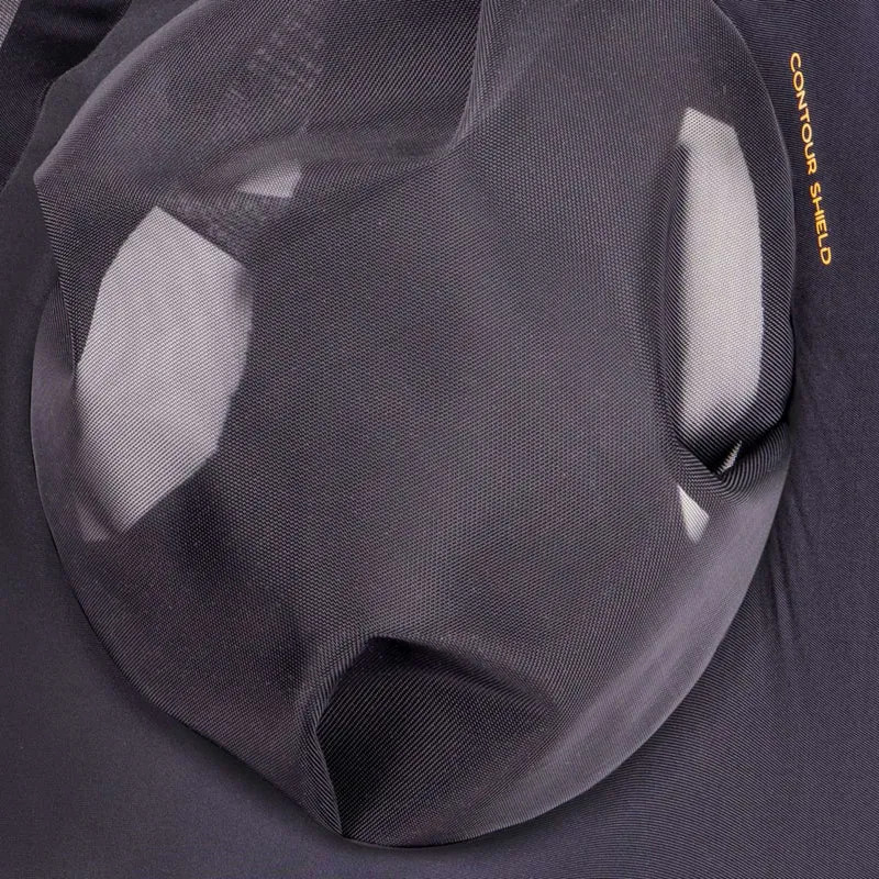 Shires Masque Anti-Mouches Stretch avec Nez Jet Black