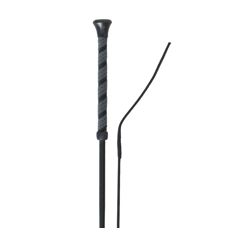 Shires Cravache de Dressage Rubber Grip Noir