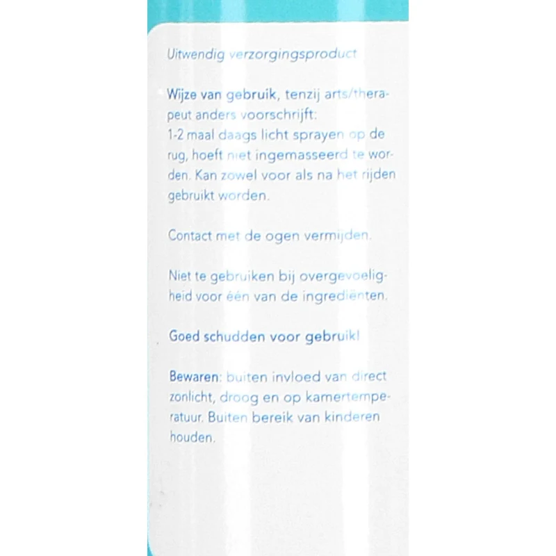 Phytonics Spray pour le Dos Chien/Chat/Cheval