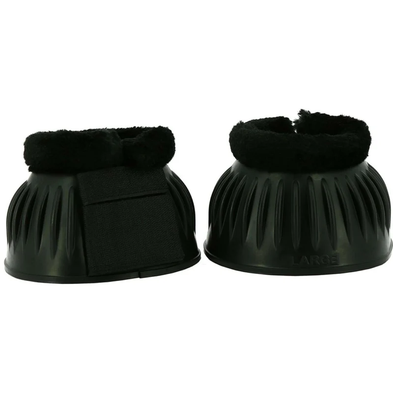 Norton Cloches d'Obstacles Soft avec Peau de Mouton Synthétique Noir