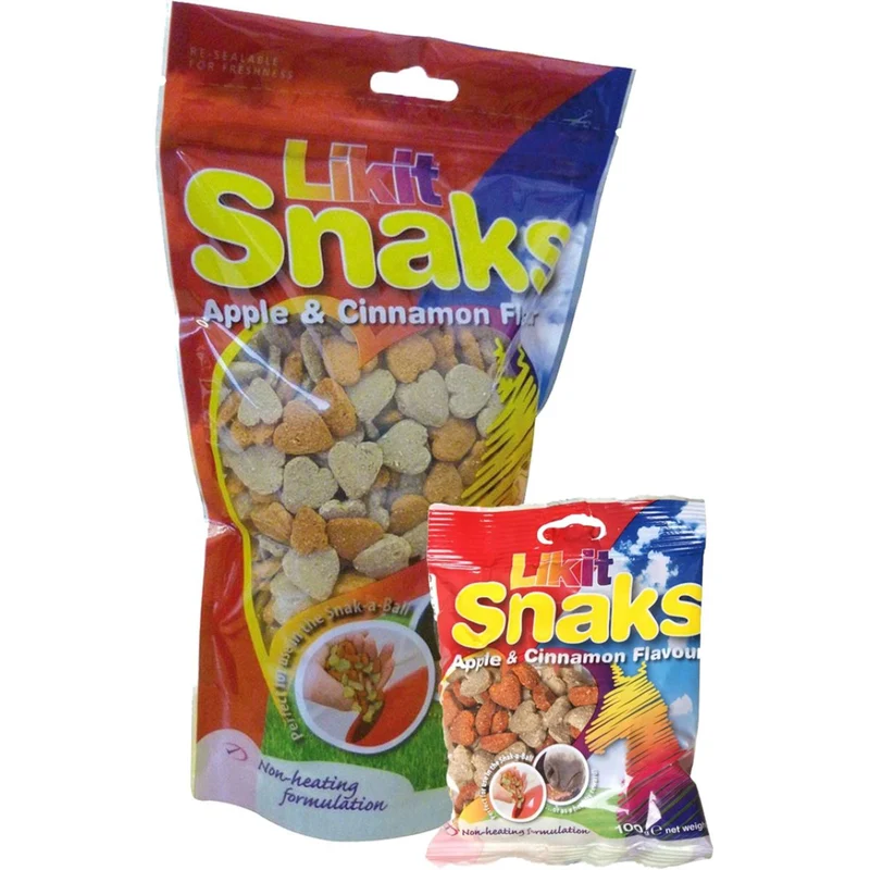 Likit Friandises pour Cheval Snaks Pomme/Cannelle