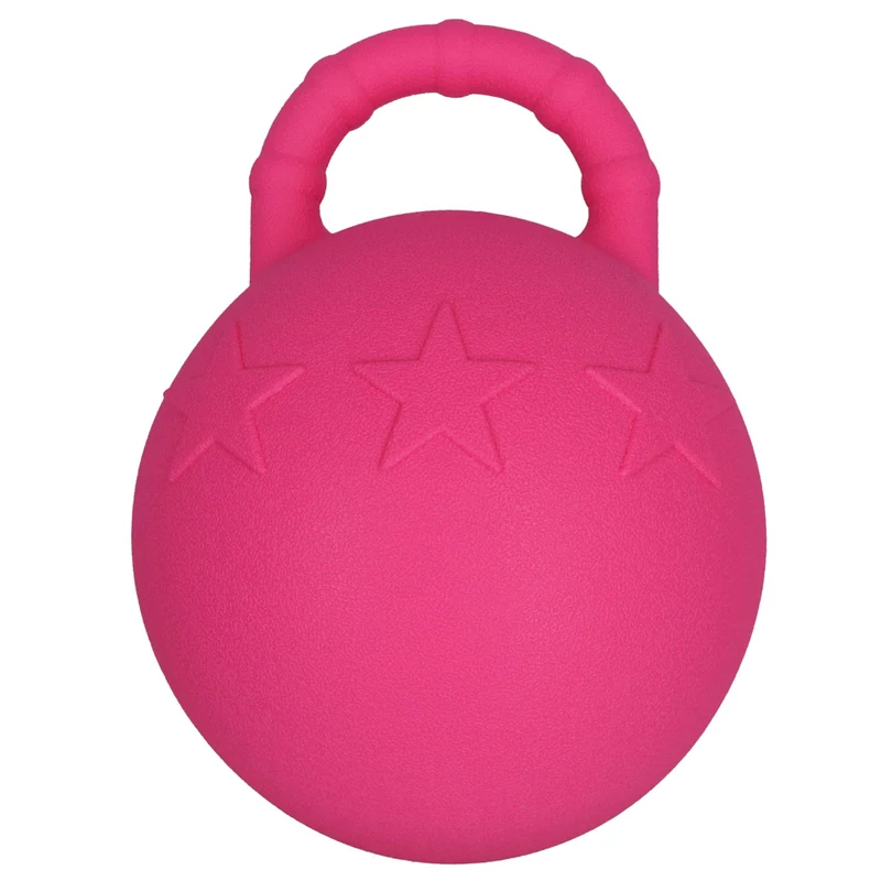 Hippotonic Balle pour Cheval avec Poignée Fuchsia