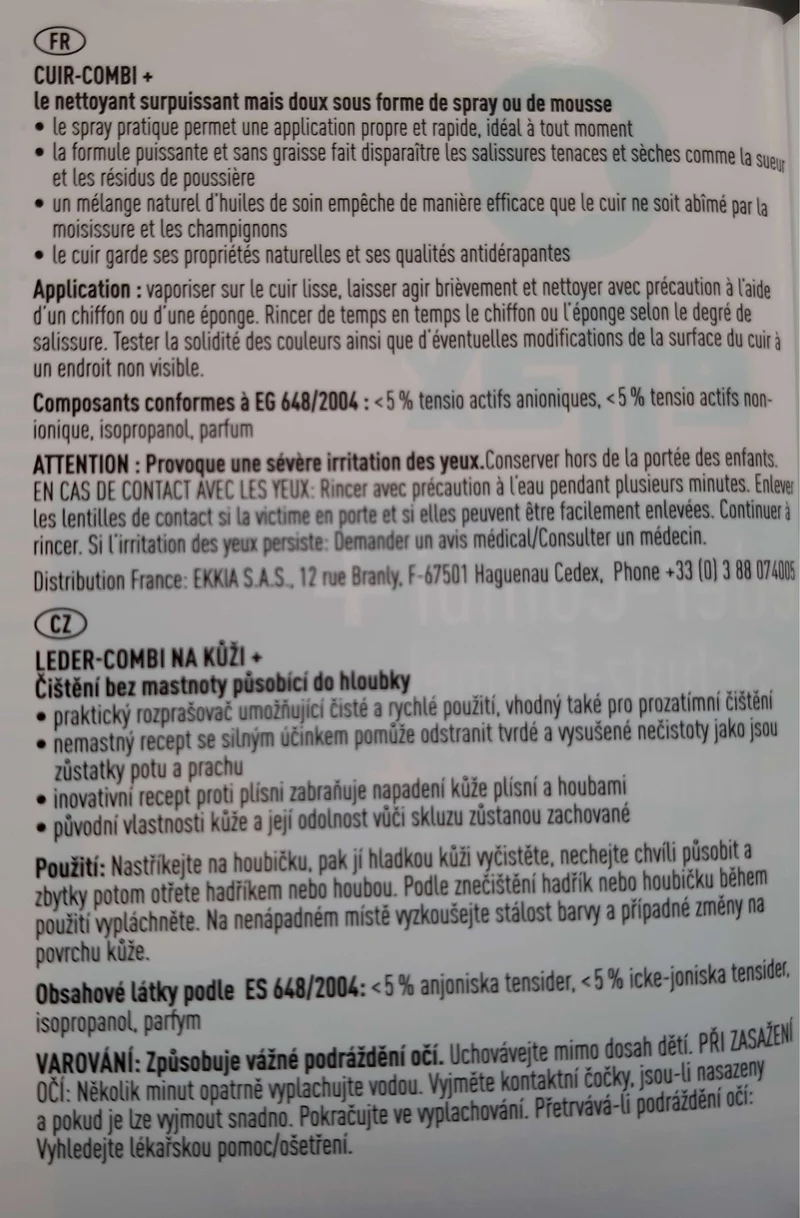 Effax Combi-Cuir et Anti-Moisissures 2-in-1