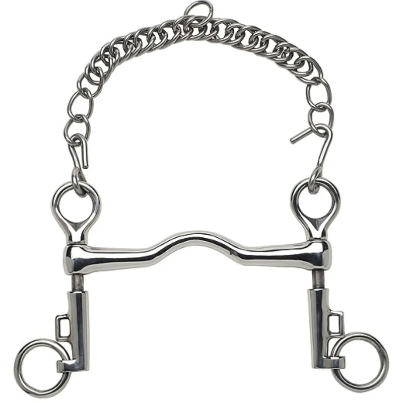 Feeling Mors de Dressage Saumur Branches Courtes Inox Massif 15mm