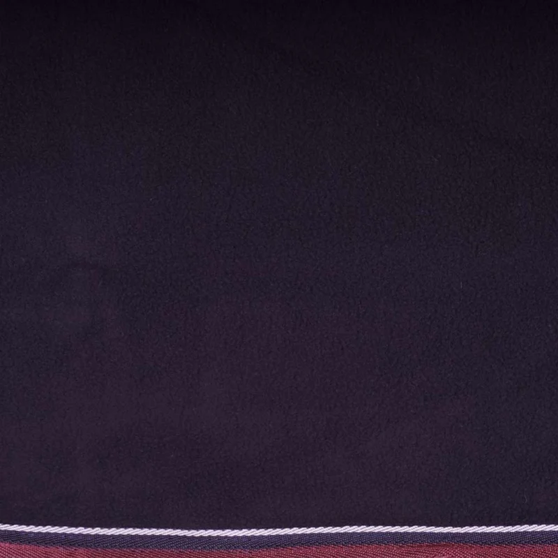 EQUITHÈME Couvre-reins Tyrex 1200D Polar Fleece Marine/Bordeaux