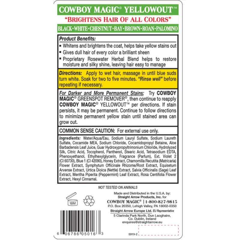 Cowboy Magic Shine In Yellow Out Shampoo