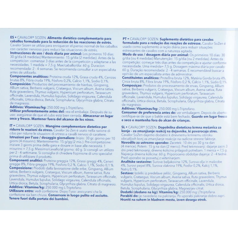 Cavalor Produit Calmant SoZen