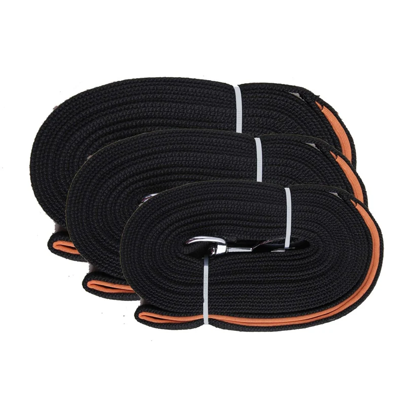 Pawise Laisse Plate with Loop Noir