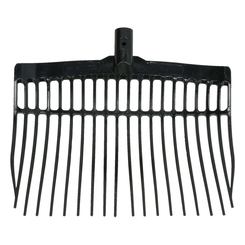 Vplast Fourche à Fumier Plastique sans Manche Noir