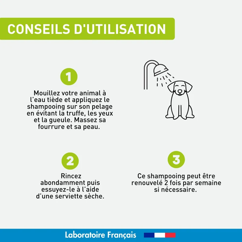 Shampooing antiparasitaire insectifuge - Chien et Chat - 200ml