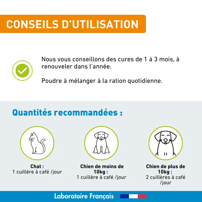 Aliment complémentaire- Multivitaminés chat et chien - 100g