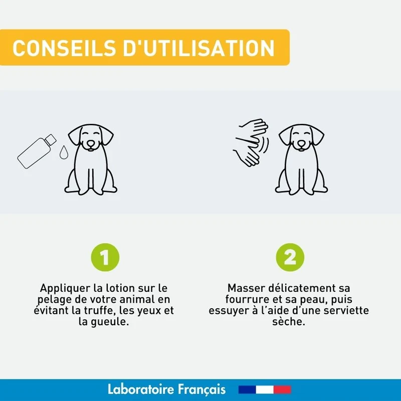 Shampooing sans rinçage chien et chat - 200ml
