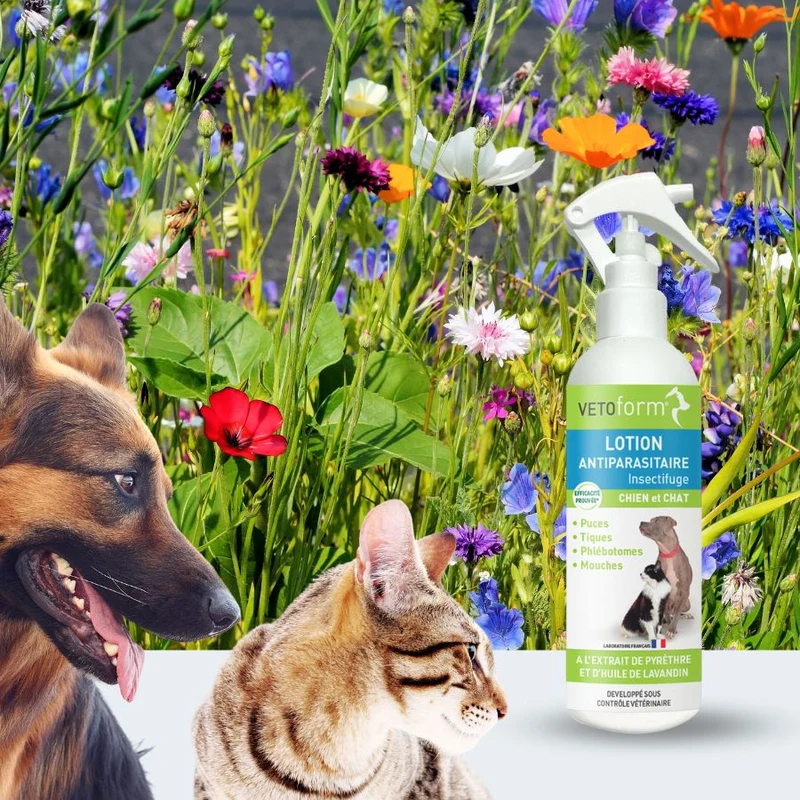 Lotion antiparasitaires chien et chat - 250 ml