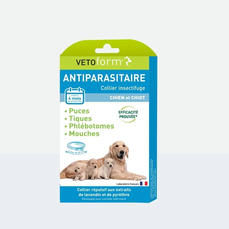 Antiparasitaire chien et chiot - 1 Collier