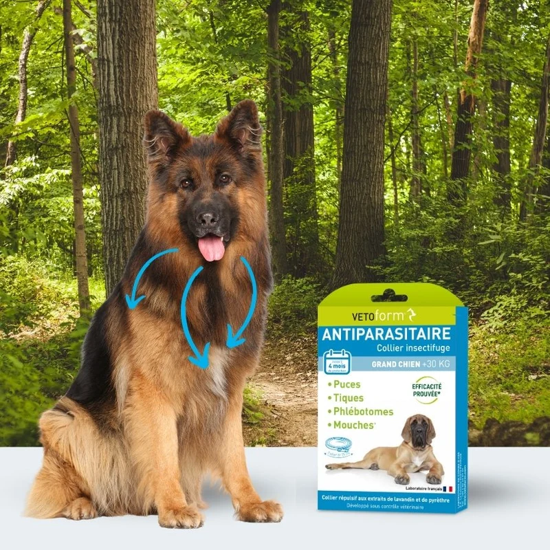 Antiparasitaire Grand chien - 1 Collier